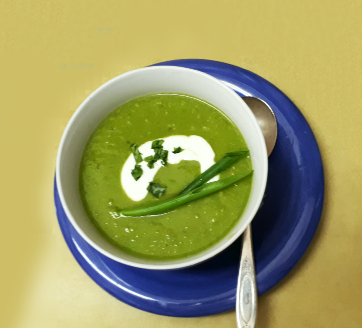 Minted Green Pea Soup Rootitoot
